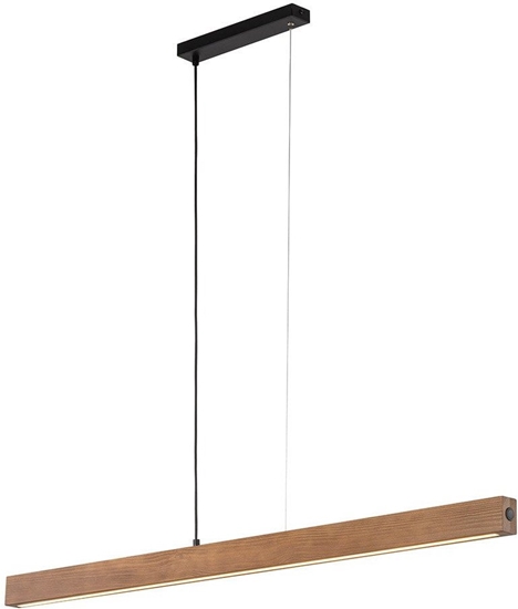 Изображение Lampa wiszca TKKRYWULT TK Lighting Teo 1449 lampa wiszca zwis 1x36W LED 3000K orzech/czarny
