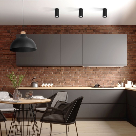 Изображение TK Lighting Tune 10022 plafon lampa sufitowa spot 1x10W GU10 czarny