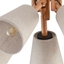 Attēls no Lampa sufitowa TK Lighting Tk Lighting Vaio 575 plafon lampa sufitowa 5x15W E27 czarny/drewniany