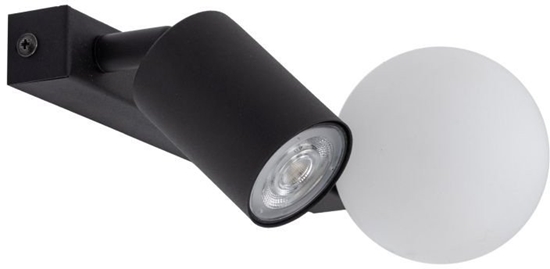 Изображение Kinkiet TKKRYWULT TK Lighting Vox 10148 kinkiet lampa cienna 1x10W GU10 1x6W G9 czarny/biay