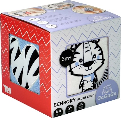 Attēls no Tm Toys Gagagu Pluszowa kostka sensoryczna dla dzieci 10 cm