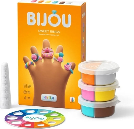Picture of Tm Toys Masa Platyczna Hey Clay Bijou Sweet Rings