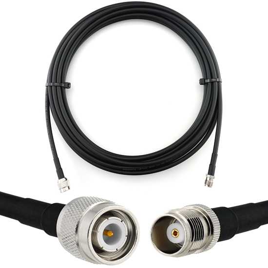 Picture of TNC Male to TNC Female 7m Coaxial Cable — HF240 (LMR240 equivalent)