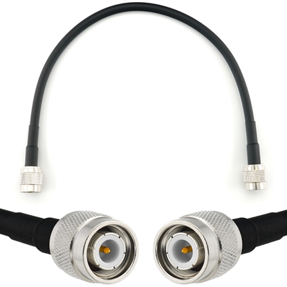 Picture of TNC Male to TNC Male 30cm Coaxial Cable — HF240 (LMR240 equivalent)