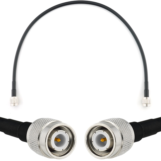 Picture of TNC Male to TNC Male 50cm Coaxial Cable — HF240 (LMR240 equivalent)