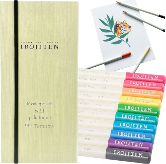 Picture of Tombow Tombow Color pencil IROJITEN set volume 1: Pale tone l, 10 pc(s)