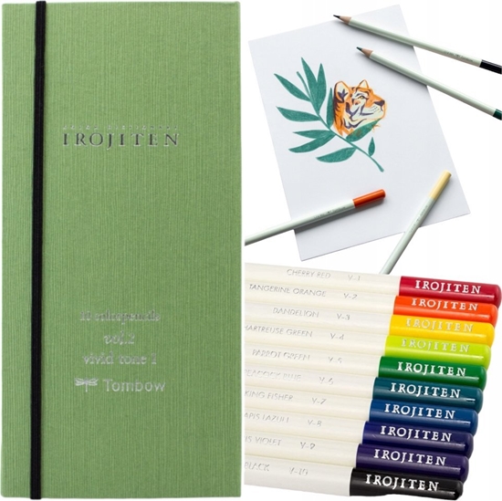 Picture of Tombow Tombow Color pencil IROJITEN set volume 2: Vivid tone l, 10 pc(s)