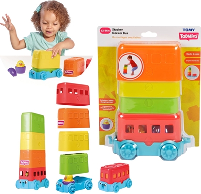 Изображение Tomy Toomies Autobus piramidka TOMY