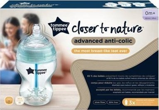 Picture of Tommee Tippee Butelka Antykolkowa Advanced Anti-Colic 3*260 Tommee Tippee