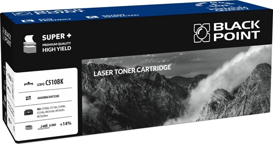 Изображение Toner Black Point LCBPOC510BK Black Zamiennik 44469804 (BLOKI510BKBW)