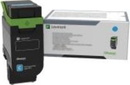 Изображение Toner Lexmark Lexmark - Hohe Ergiebigkeit - Cyan - original - Box - Tonerpatrone LCCP - fur Lexmark CS531dw, CX532adwe