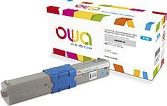 Picture of Toner OWA Armor Armor OWA - Cyan - Toner cartridge (Alternative for: OKI 44469724) - for MC561, MC561dn, C510dn, C530dn (K15683OW)