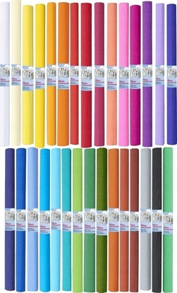 Attēls no Top 2000 Bibua marszczona Top 2000 Creatino 50x200cm ciemnoczerwona, CIEMNOCZERWONY