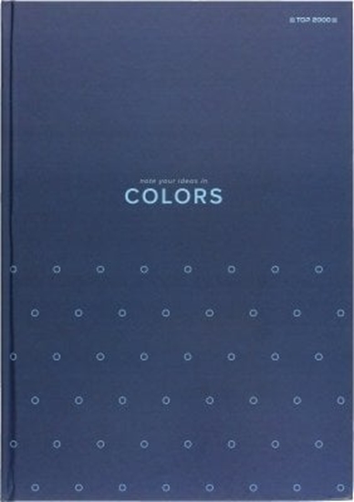 Picture of Top 2000 Brulion Top 2000 Colors A4/192k kratka niebieski