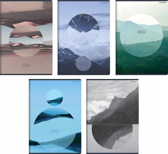 Picture of Top 2000 Zeszyt A4/60K kratka Landscape (5szt) TOP2000