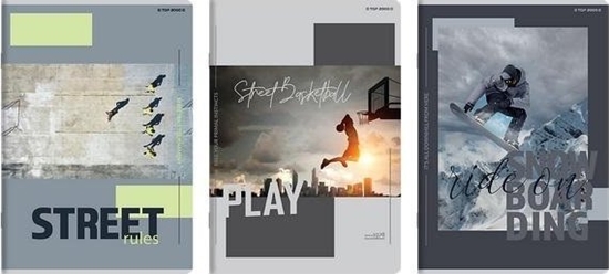 Изображение Top 2000 Zeszyt A4/60K kratka Poster (5szt) TOP2000