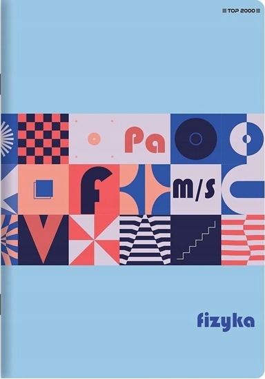 Изображение Top 2000 Zeszyt A5/60K kratka Fizyka (10szt) TOP2000