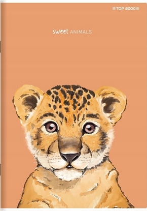 Picture of Top 2000 Zeszyt Top 2000 Sweet Animal A5/80k kratka