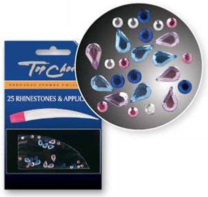 Attēls no Top Choice Krysztaki na paznokcie i ciao 25szt (3479)