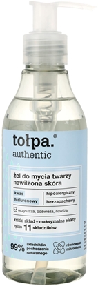 Attēls no TOPA Authentic el do mycia twarzy - nawilona skóra 195 ml
