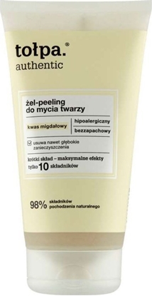 Изображение Topa Authentic el-peeling do mycia twarzy z kwasem migdaowym 150ml