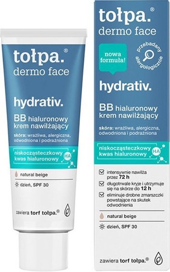 Picture of Topa Dermo Face Hydrativ BB Hialuronowy krem nawilajcy na dzie SPF 30 40ml
