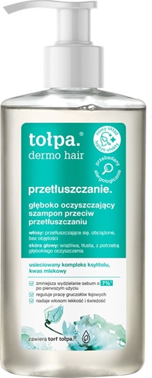Picture of Topa Dermo hair przetuszczanie. Gboko oczyszczajcy szampon przeciw przetuszczaniu 250ml