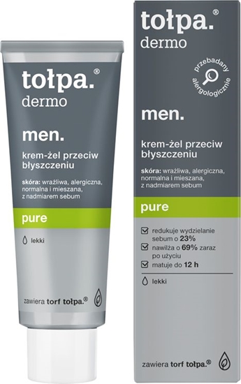 Picture of Topa Dermo Men. Pure, krem - el przeciw byszczeniu lekki 40ml