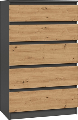 Изображение Topeshop KOMODA MALWA M5 - ANTRACYT / ARTISAN