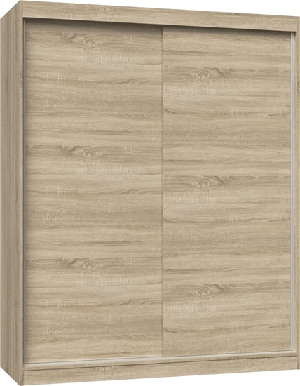 Picture of Topeshop SZAFA PRZESUWNA IGA 160 CM DRZWI PRZESUWNE PÓKI DB SONOMA
