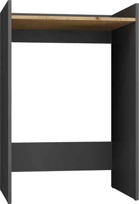 Picture of Topeshop Szafka azienkowa na pralk, Pola, 64x50x98 cm, antracyt, db artisan