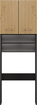 Picture of Topeshop Szafka nad pralk, pola DK, 64x30x180 cm, antracyt, db artisan