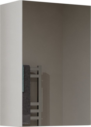 Picture of Topeshop Szafka wiszca do azienki, lustro, Pola, 40x22x60 cm, biay, mat