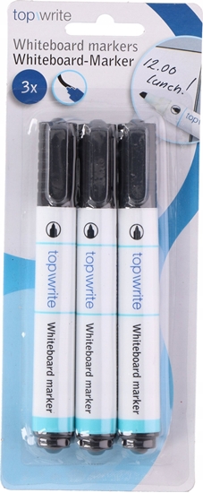 Изображение Topwrite Topwrite - Marker do tablic suchocieralnych 3 szt. (czarny)