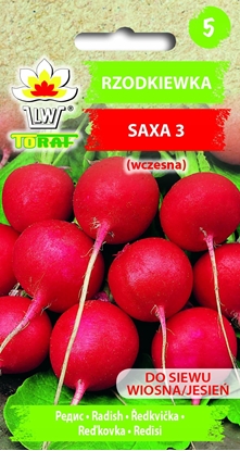 Picture of Toraf Nasiona warzyw | Rzodkiewka Saxa 3 | Opakowanie 10g