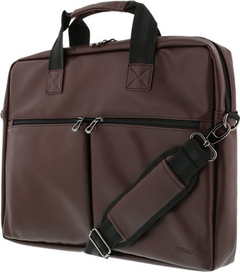 Picture of Torba Deltaco DELTACO krepys, skirtas 15,6 coli neiojamiesiems kompiuteriams, 6 kiens, rudas / NV-795