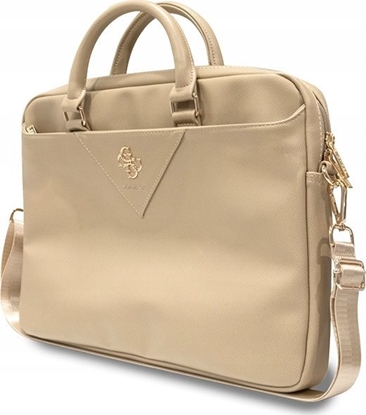 Picture of Torba Guess Guess Triangle 4G Computer Bag - Torba na notebooka 15" / 16" (zoty)