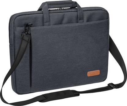 Picture of Torba Pedea Torba na laptopa PEDEA Elegance do 15, 6 cala (39, 6 cm), torba na rami z paskiem na rami i przegrod na tablet do 11 cali (27, 96 cm), szara