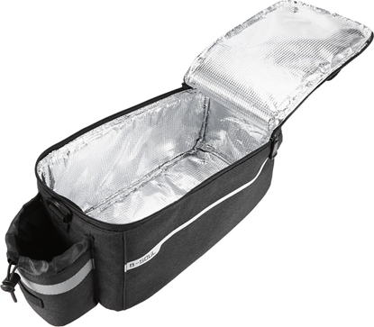 Attēls no Torba rowerowa WYA26Y0S termiczna na baganik z paskiem na rami - czarna