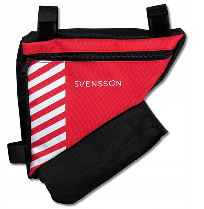 Picture of Torba rowerowa,SVENSSON, sakwa pod ram z kieszeni na bidon, czerwona