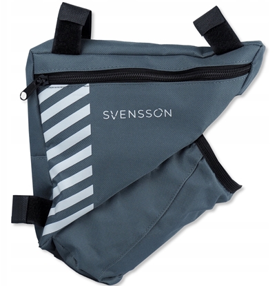 Picture of Torba rowerowa,SVENSSON, sakwa pod ram z kieszeni na bidon, szara