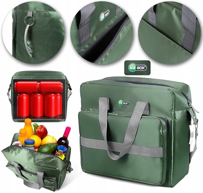 Изображение TORBA TERMICZNA TL30 PLAOWA PIKNIKOWA lodówka TURYSTYCZNA DUA 30L ICE BOX