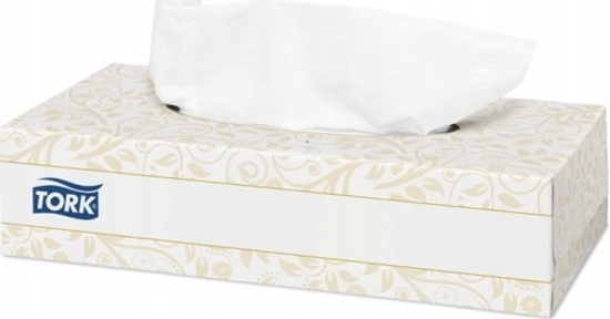 Picture of Tork Tork - Chusteczki higieniczne, biae, 2w, celuloza - Premium