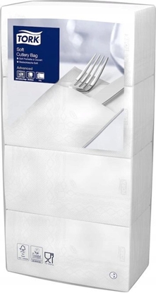 Attēls no Tork Tork  Mikka poszetka na sztuce, 3-warstwowa, 200 sztuk  biaa