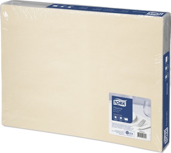 Picture of Tork Tork - Podkadki papierowe na stó, kremowe - 500 sztuk