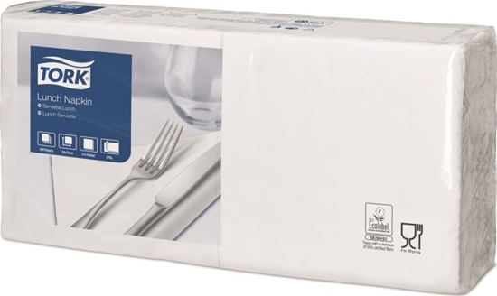 Picture of Tork Tork - Serwetki lunchowe, advanced, bind, 2-warstwowe - Biae