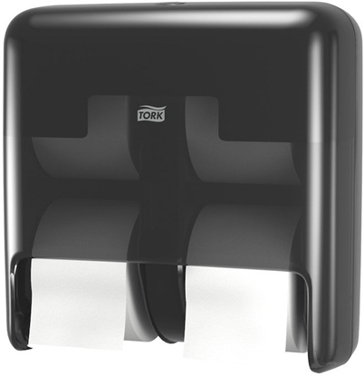 Picture of Tork Tork OptiServe  Dozownik do 4 rolek papieru toaletowego bez gilzy, T7  Czarny