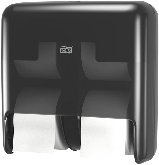 Picture of Tork Tork OptiServe  Dozownik do 4 rolek papieru toaletowego bez gilzy, T7  Czarny