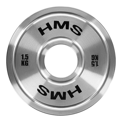 Picture of TOS15 Kalibrēts metāls Olimpiskais svaru disks 1.5 KG HMS