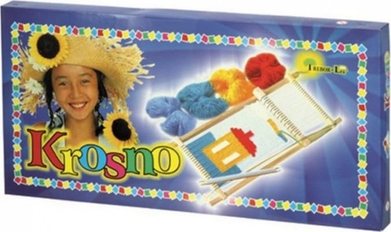 Изображение tpk1 DUE DREWNIANE KROSNO TKACKIE DLA DZIECI MOTKI